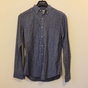 Grey Button Down